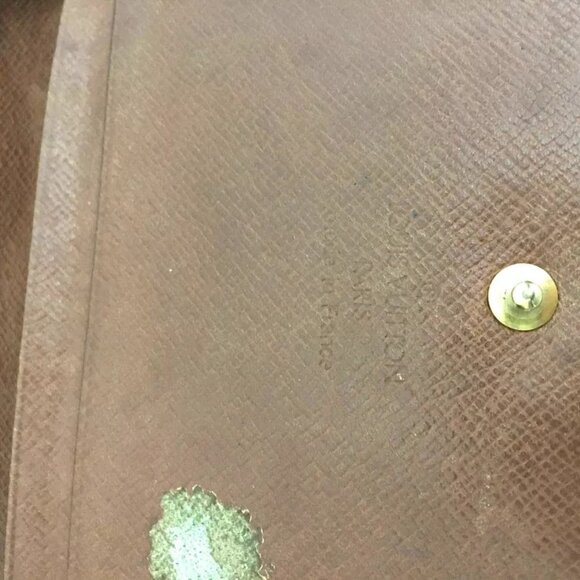 445132BA (L6) Louis Vuitton Wallet Porte Monnaie Billets Tresor Brown Monogram - Picture 9 of 10